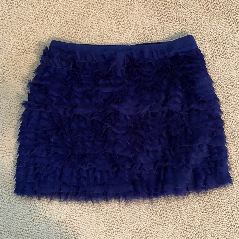 Blaque Label Chiffon Frill Skirt - M